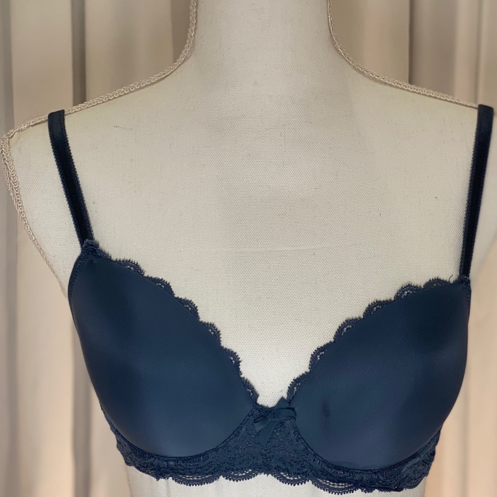 32D Victoria Secret Steel Blue Dream Angels Bra